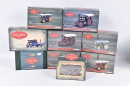 NINE BOXED LIMITED EDITION CORGI VINTAGE GLORY OF STEAM 1:50 SCALE DIECAST MODEL VEHICLES, to