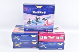 FIVE BOXED LIMITED EDITION CORGI AVIATION ARCHIVE 1:72 SCALE DIECAST MODEL AIRCRAFTS, the first