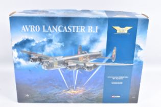 A BOXED CORGI AVIATION ARCHIVE 1:72 SCALE AVRO LANCASTER DIECAST MODEL AIRCRAFT, numbered AA32601,