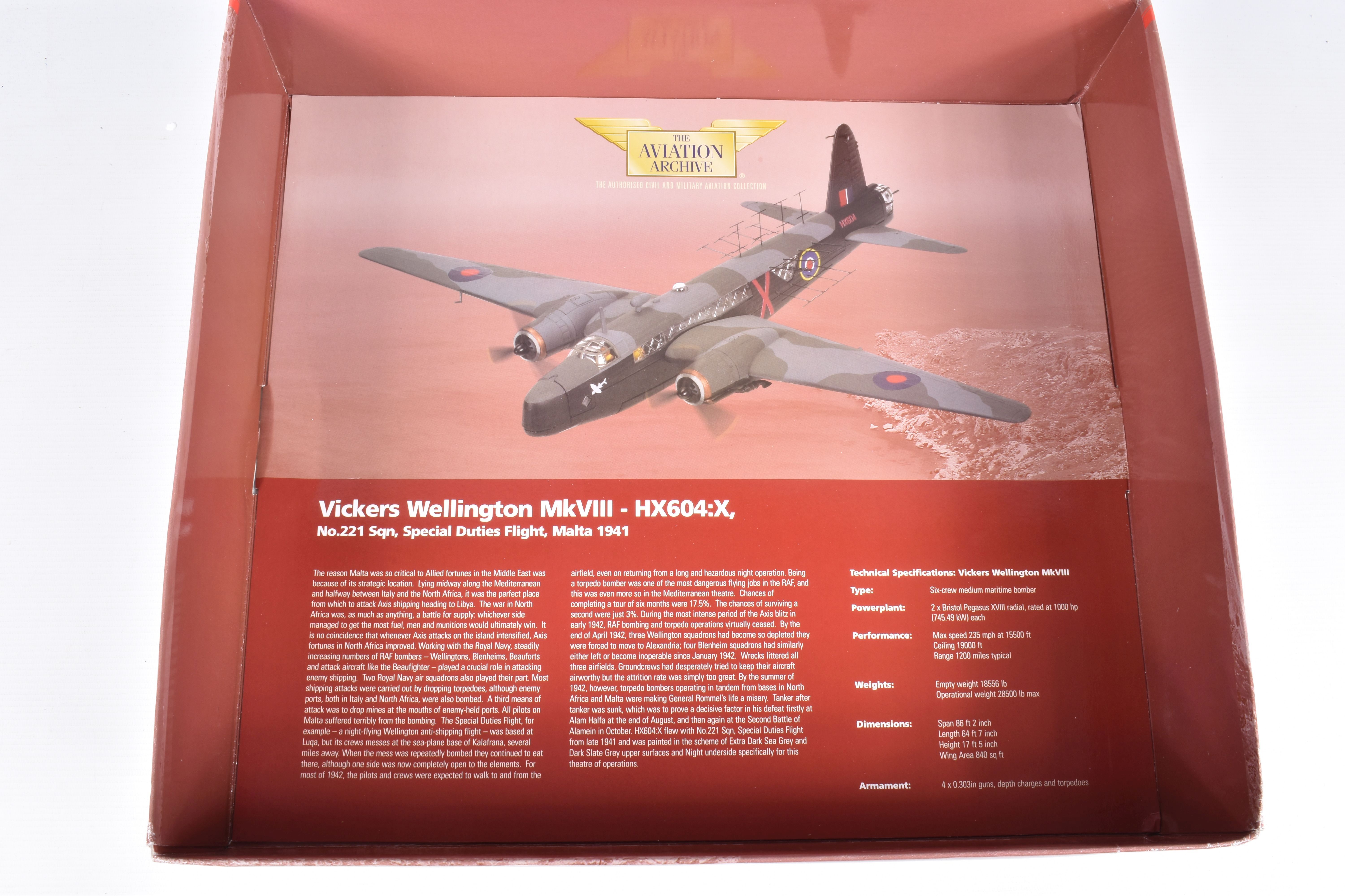 A BOXED LIMITED EDITION 1:72 SCALE CORGI AVIATION ARCHIVE WORLD WAR II DEFENDERS OF MALTA DIECAST - Image 2 of 4