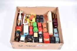 A QUANTITY OF UNBOXED AND ASSORTED REPAINTED AND RESTORED DIECAST VEHICLES, majority are 1950's