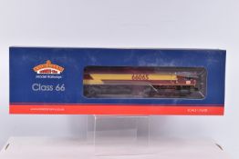 A BOXED OO GAUGE BACHMANN BRANCHLINE MODEL RAILWAYS Class 66, no. 66065 in EWS livery with DB
