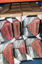 TWO BOXES OF NEW AND UNUSED 3D FRAMED PICTURES, fifty six 3D pictures of traditional red London