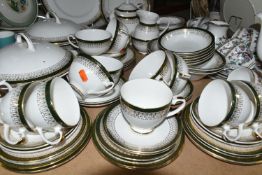 ROYAL GRAFTON PART DINNER AND TEASETS, comprising a six place Majestic dinner service with five