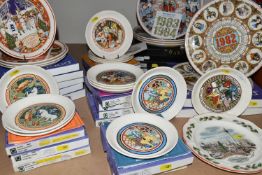 A COLLECTION OF WEDGWOOD COLLECTORS PLATES, comprising twenty four mostly boxed plates: four