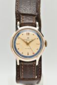 A BOXED GENTS 'INGERSOLL' WRISTWATCH, manual wind, round cream dial signed 'Ingersoll Ltd London,