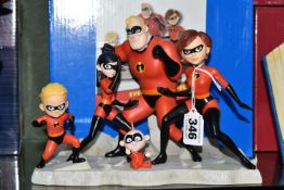 AN ENESCO DISNEY ENCHANTING COLLECTION 'INCREDIBLES 2' FIGURE GROUP, titled 'Everyone is Special' no