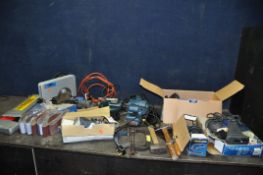 A COLLECTION OF POWER TOOLS including Workzone detail sander, Powercraft Biscuit jointer and belt