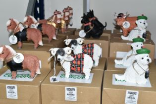FIFTEEN BOXED ENESCO 'COUNTRYSIDE COUTURE' ANIMAL SCULPTURES, comprising three A29255 Heather