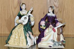 TWO LIMITED EDITION ROYAL DOULTON FIGURINES, comprising Mary Tudor HN3834, no 907/5000 and