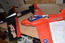 THREE MODEL AIRCRAFT FOR SPARES OR REPAIR, comprising a Jet Provost with some flight control