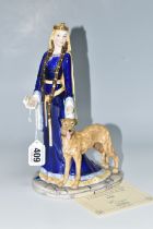 A ROYAL DOULTON LIMITED EDITION FIGURINE, 'Eleanor of Aquitaine' HN3957, numbered 406/5000, from the