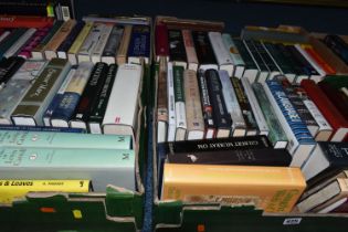 FIVE BOXES OF BOOKS containing approximately 115 miscellaneous titles in hardback format subjects