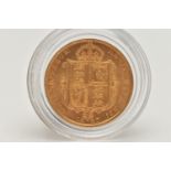 A 22CT GOLD HALF SOVEREIGN VICTORIA JUBILEE HEAD 1887 22ct GOLD, 3.99 grams, 19.30mm, .916 fine