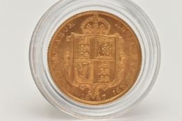 A 22CT GOLD HALF SOVEREIGN VICTORIA JUBILEE HEAD 1887 22ct GOLD, 3.99 grams, 19.30mm, .916 fine