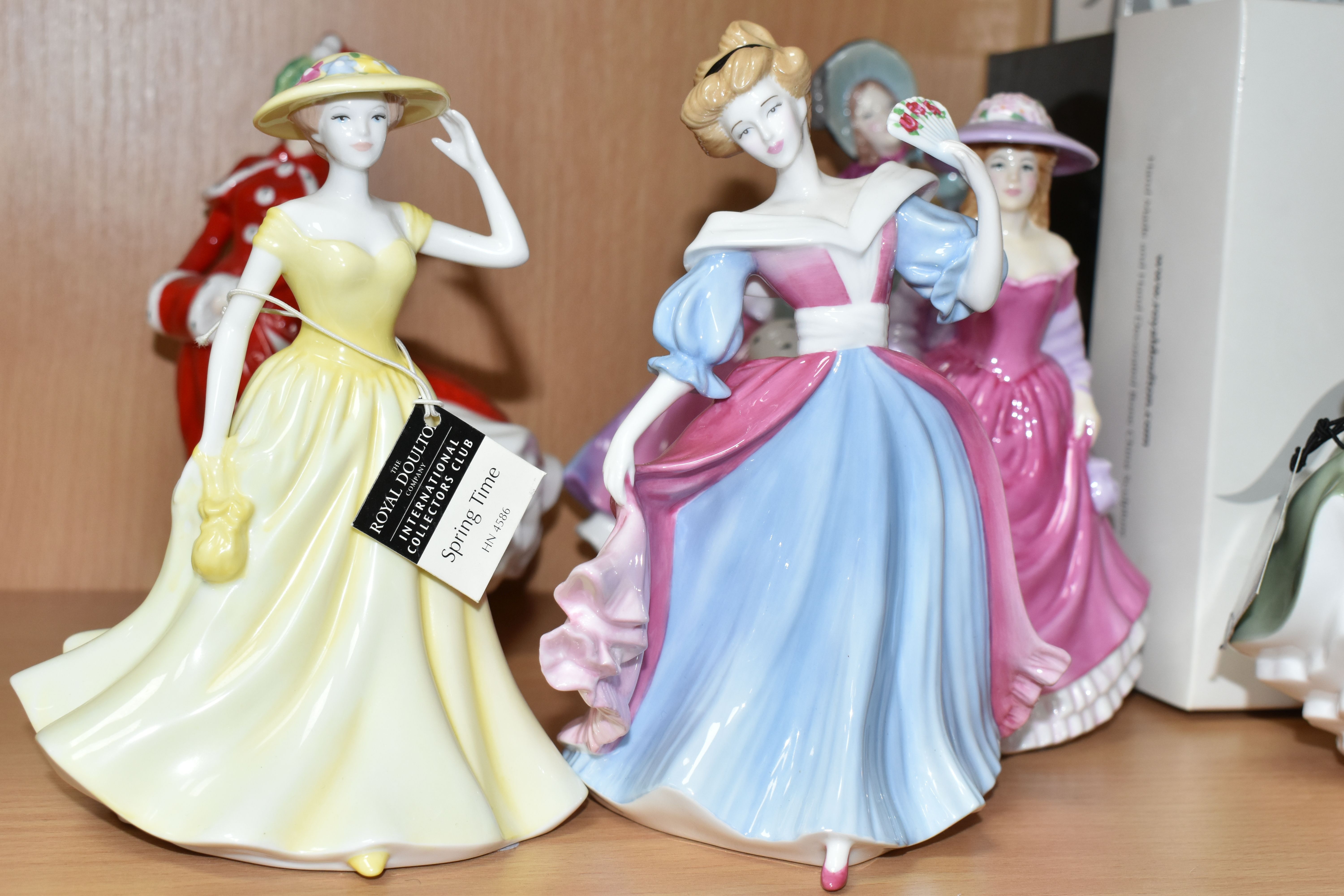 NINE ROYAL DOULTON FIGURINES, comprising Pretty Ladies: Best of the Classics Amy HN4782 - Figure - Image 4 of 7