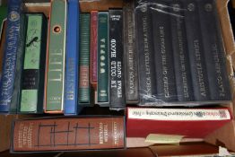 THE FOLIO SOCIETY, seventeen titles including a five book box-set (sealed) 'Great Philosophers Of