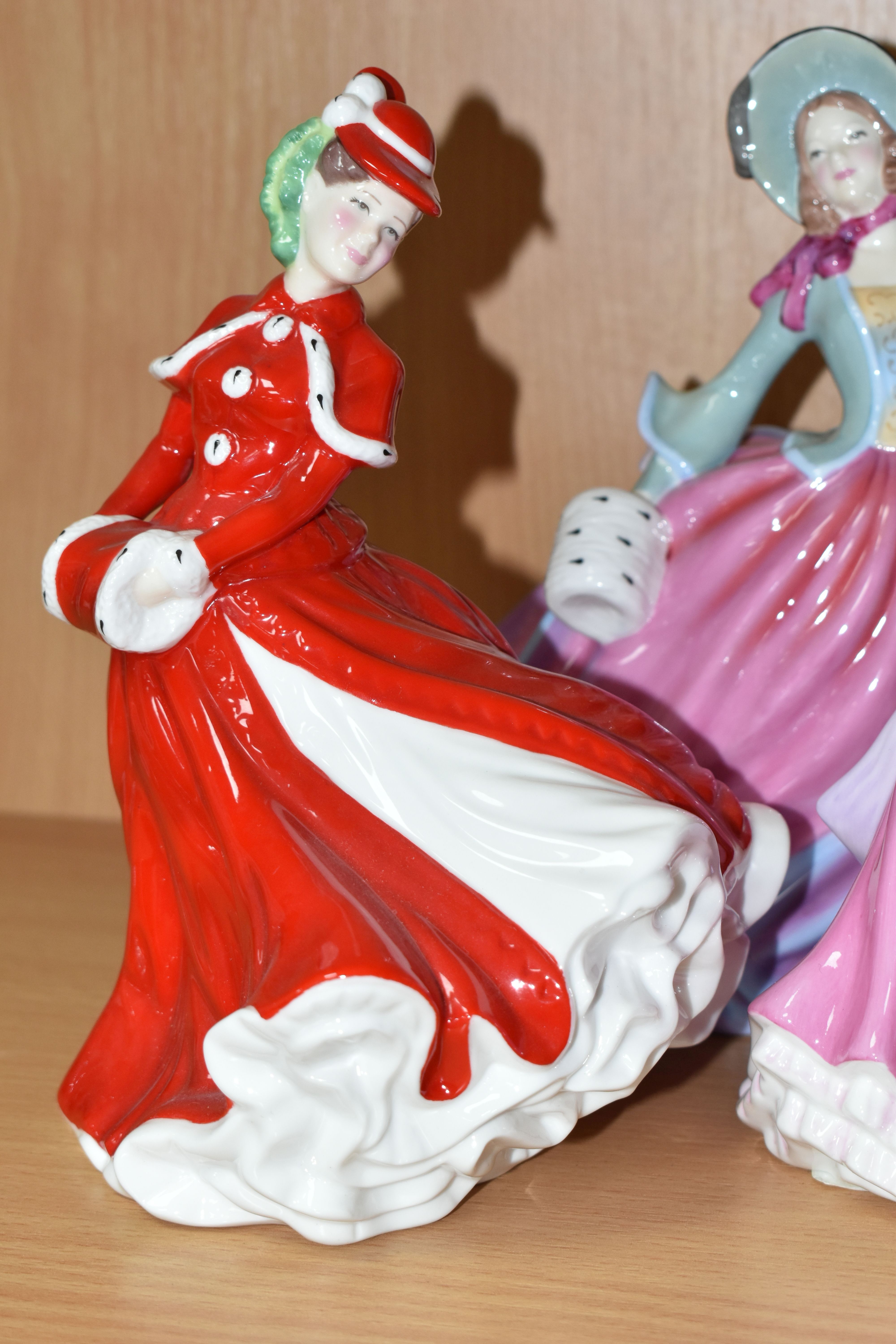 NINE ROYAL DOULTON FIGURINES, comprising Pretty Ladies: Best of the Classics Amy HN4782 - Figure - Image 6 of 7