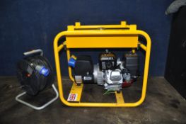 A STEPHILL SITE GENERATOR with a Honda GX160 motor, 100 and 240volt sockets (appears to be new or