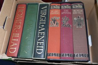 THE FOLIO SOCIETY, Six Titles, including three volumes of Norwich; John Julius, Byzantium, I) The