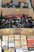 A QUANTITY OF ASSORTED BOXED AND UNBOXED VALVES, not tested, assorted sizes and types, boxed
