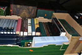 FIVE BOXES OF BOOKS containing forty-five miscellaneous titles to include two volumes of The Compact