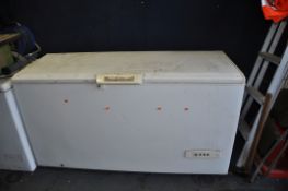 A LARGE WHIRLPOOL CHEST FREEZER width 163cm depth 65cm height 88cm (PAT pass and working at -18