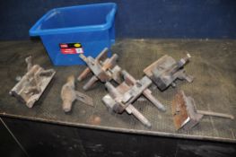 A TRAY CONTAINING VINTAGE PLOUGH PLANES including Routledge, James Thorneloe, F Hollick and Kaye,