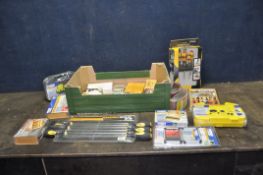 A TRAY CONTAINING NEW AND STILL PACKAGED WERA, POWERCRAFT AND WORKZONE TOOLS including a Kraftform