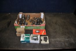A TRAY CONTAINING CHUCKS including seven by Jacobs, Porta , Black and Decker etc some screw fit some
