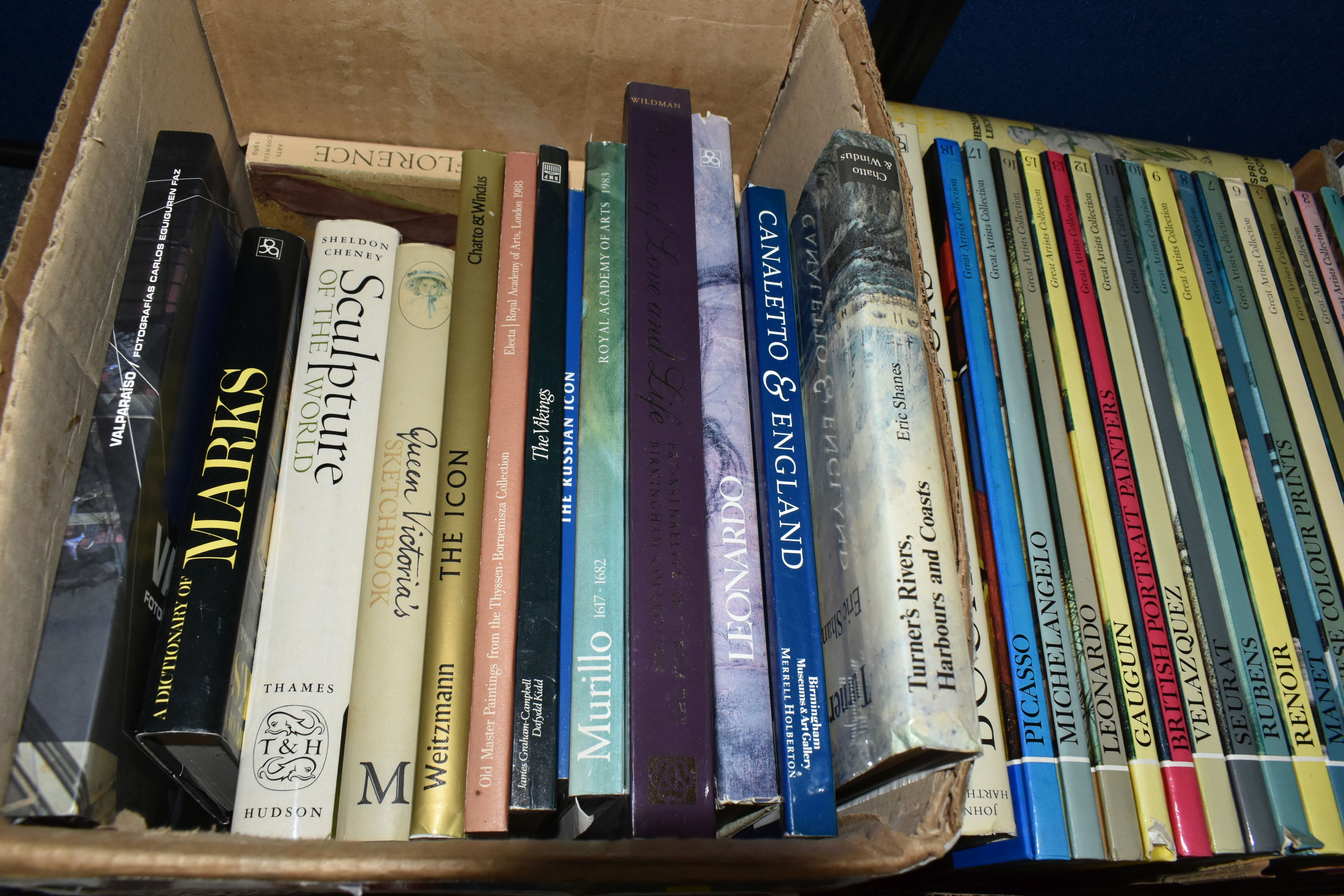 SIX BOXES OF BOOKS containing over 120 miscellaneous titles in hardback and paperback formats and - Image 5 of 6