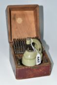 A CASED WATCHMAKER'S 'FAVOURITE' STAKING TOOL SET, Swiss made, including a pale green staking tool