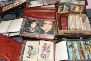 POSTCARDS, eight albums and one box containing a miscellaneous collection of approximately 1700-1800