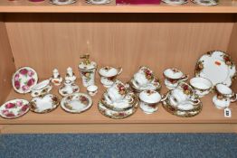 A GROUP OF ROYAL ALBERT TEA AND GIFT WARES, comprising twenty nine pieces of Old Country Roses: a