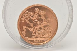 A QUEEN ELIZABETH II FULL GOLD BULLION SOVEREIGN COIN 2013, 22ct, 7.98 gram, 22.05mm