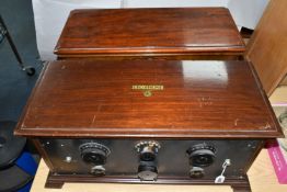 TWO GECOPHONE RADIO SETS, not tested, one is model B.C. 4000 R.P. Inst. No.2748,the other B.C.4000