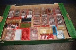 A TRAY CONTAINING TWENTY CASES OF PRECISION DRILL AND MILLING BITS mostly by HP Tec from 10.5mm down