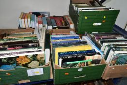 SIX BOXES OF BOOKS containing over 120 miscellaneous titles in hardback and paperback formats and