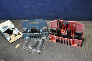 TWO SETS OF MILLING MACHINE HOLD DOWNS by Vertex and another