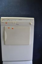 A WHIRLPOOL AWZ121 TUMBLE DRYER width 60cm depth 55cm height 85cm (PAT pass and working)