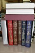 THE FOLIO SOCIETY, Seven Titles, The Minoans by J. Lesley Fitton, pub 2004, The Hittites by O.R.