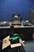 CHALLENGE AND CHALLENGE XTREME POWER TOOLS including a garden blower and angle grinder (both PAT