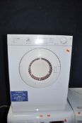 AN INDESIT IS31V SMALL TUMBLE DRYER width 48cm depth 50cm height 67cm (PAT pass and working)