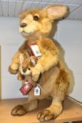 CHARLIE BEARS BOUNCER AND SKIP KANGAROO AND JOEY, CB161678, designed by Isabelle Lee, jointed, in