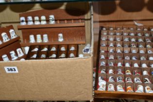 A COLLECTION OF COLLECTORS THIMBLES, approximately one hundred and seventy pieces, to include