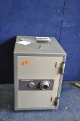 A CHUBB MILNER RANGE SAFE with two keys and instructions with code width 34cm depth 39cm height