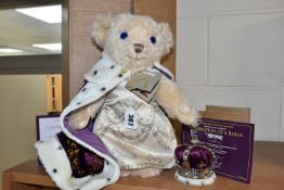 A BOXED LIMITED EDITION MERRYTHOUGHT 'CELEBRATION OF A REIGN' TEDDY BEAR, produced for Danbury