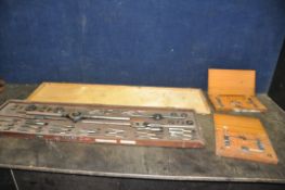 THREE CASED IMPERIAL TAP AND DIE SETS, one large ANF, one mostly BA, the other mostly UNF