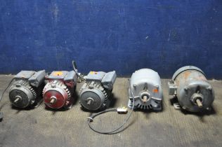 A SELECTION OF BROOK AND BROOK CROMPTON MOTORS (all spin freely but electrically untested, see