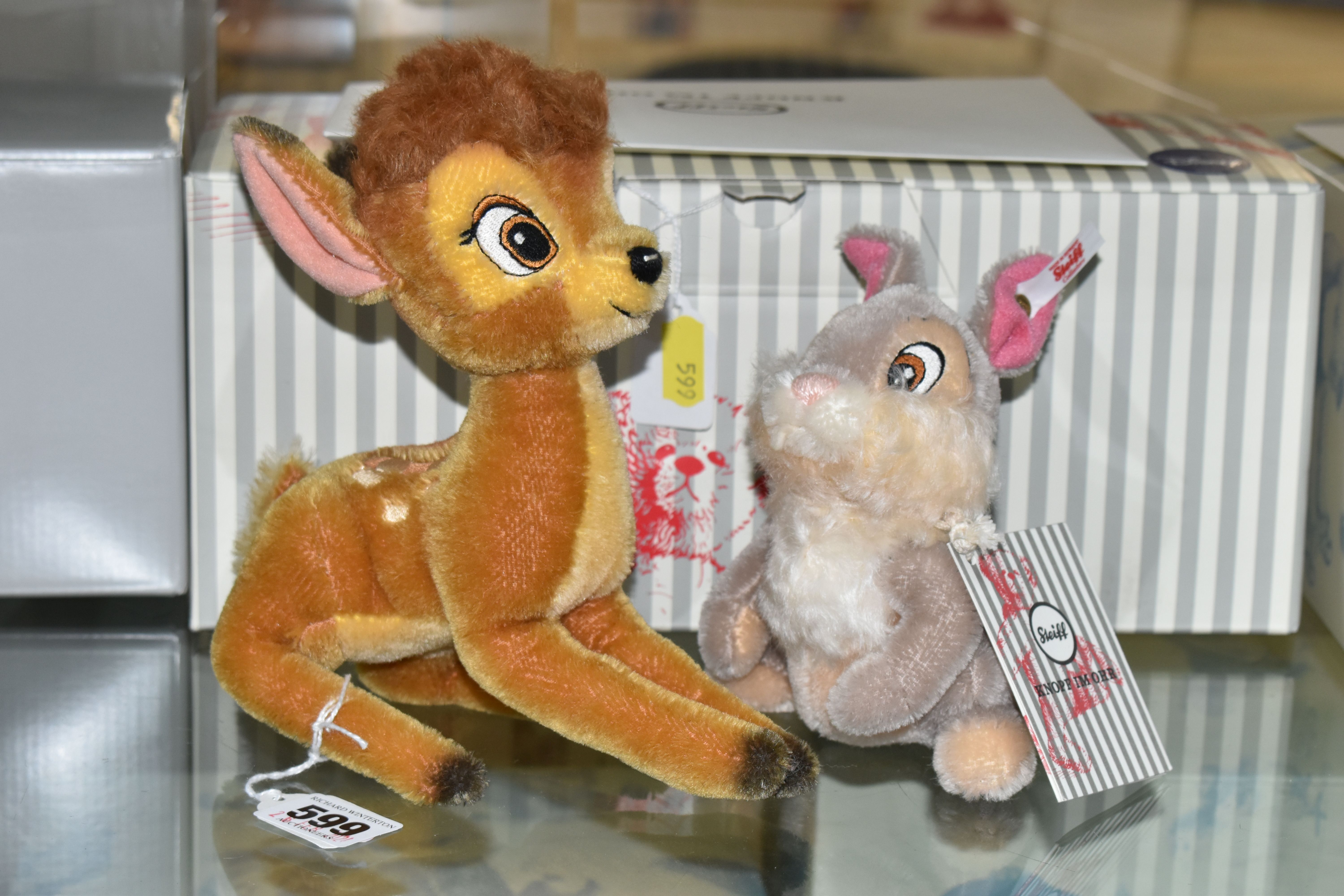 A BOXED STEIFF LIMITED EDITION DISNEY BAMBI AND THUMPER SET, no.683305, limited edition no.104/2000, - Bild 2 aus 4